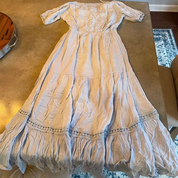 Blue midi dress - Picture 4 of 5